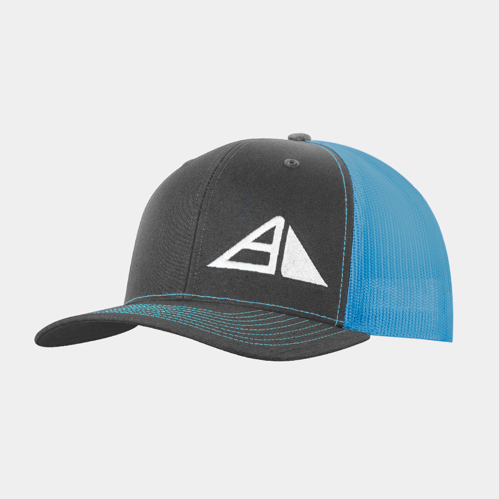 Axiom Pyramid Logo Six Panel Trucker Hat