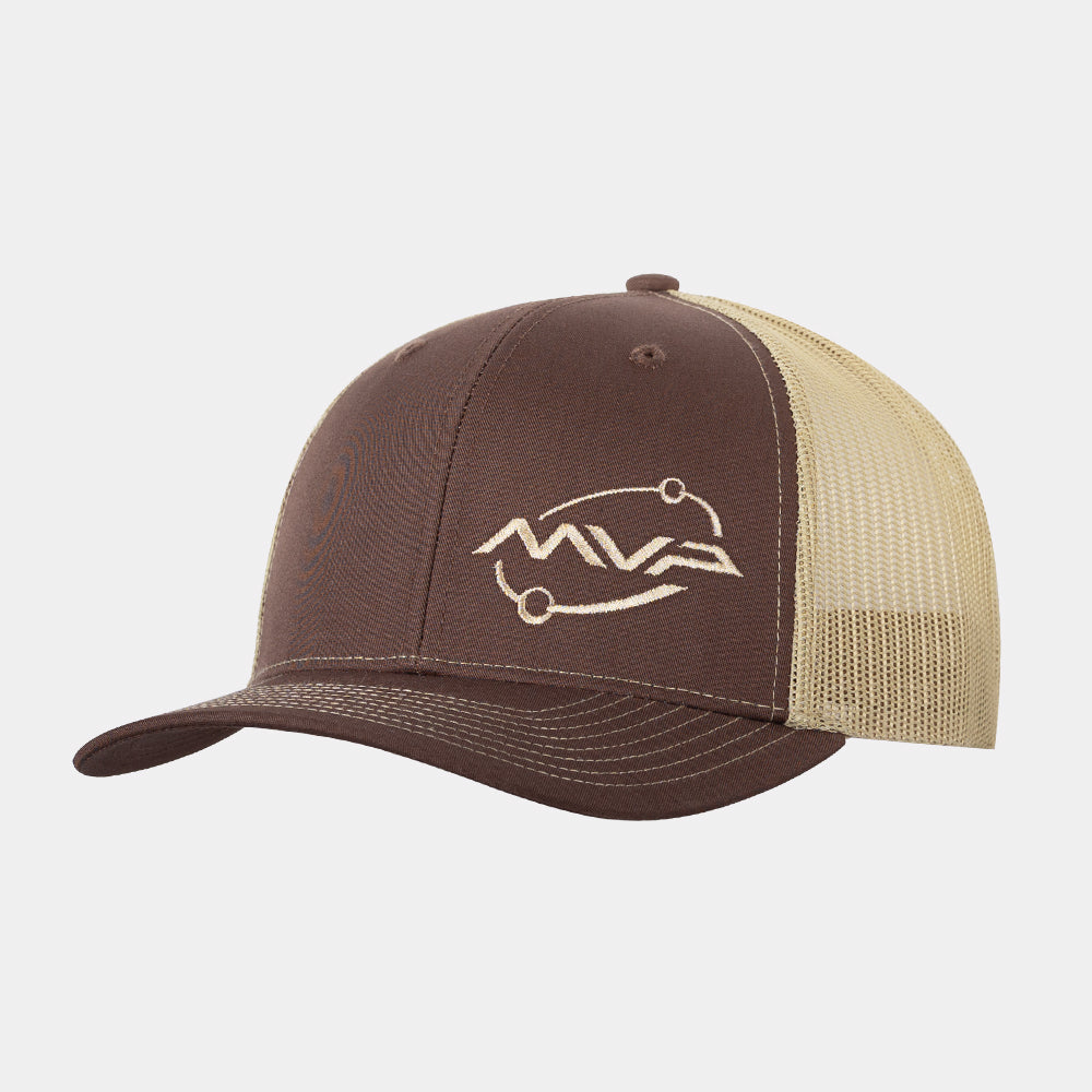 MVP Orbit Logo Six Panel Trucker Hat