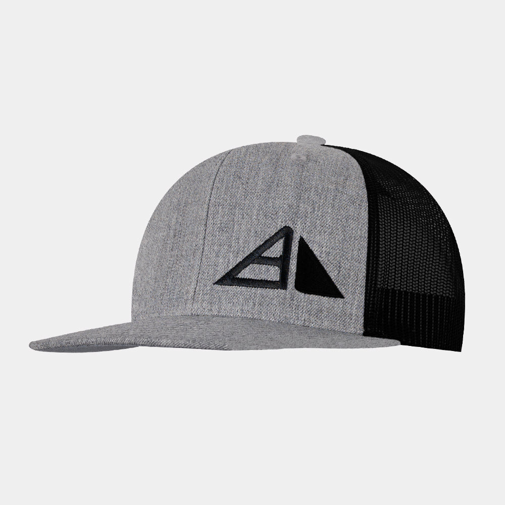 Axiom Pyramid Logo Flatbill Trucker Hat