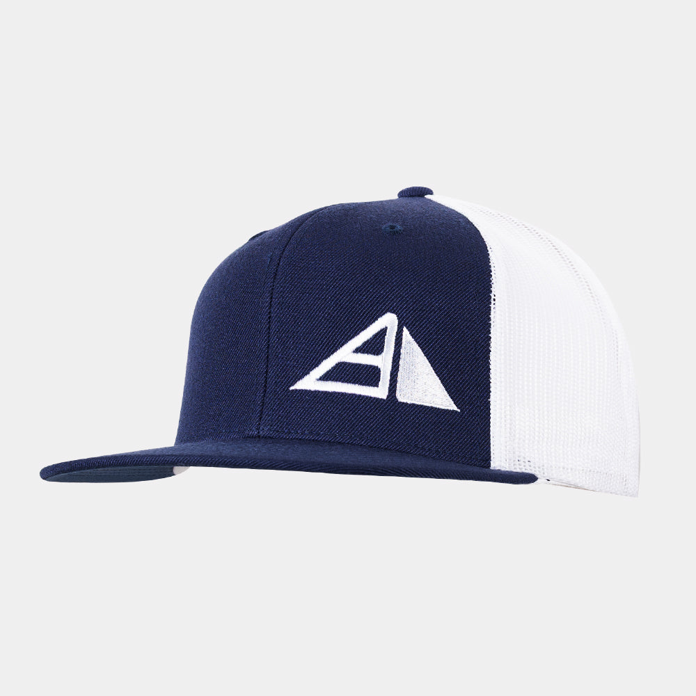 Axiom Pyramid Logo Flatbill Trucker Hat