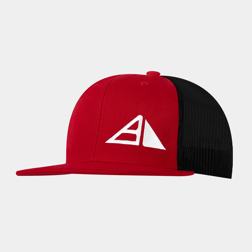 Axiom Pyramid Logo Flatbill Trucker Hat