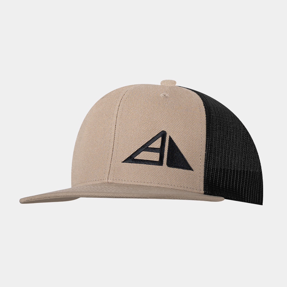 Axiom Pyramid Logo Flatbill Trucker Hat