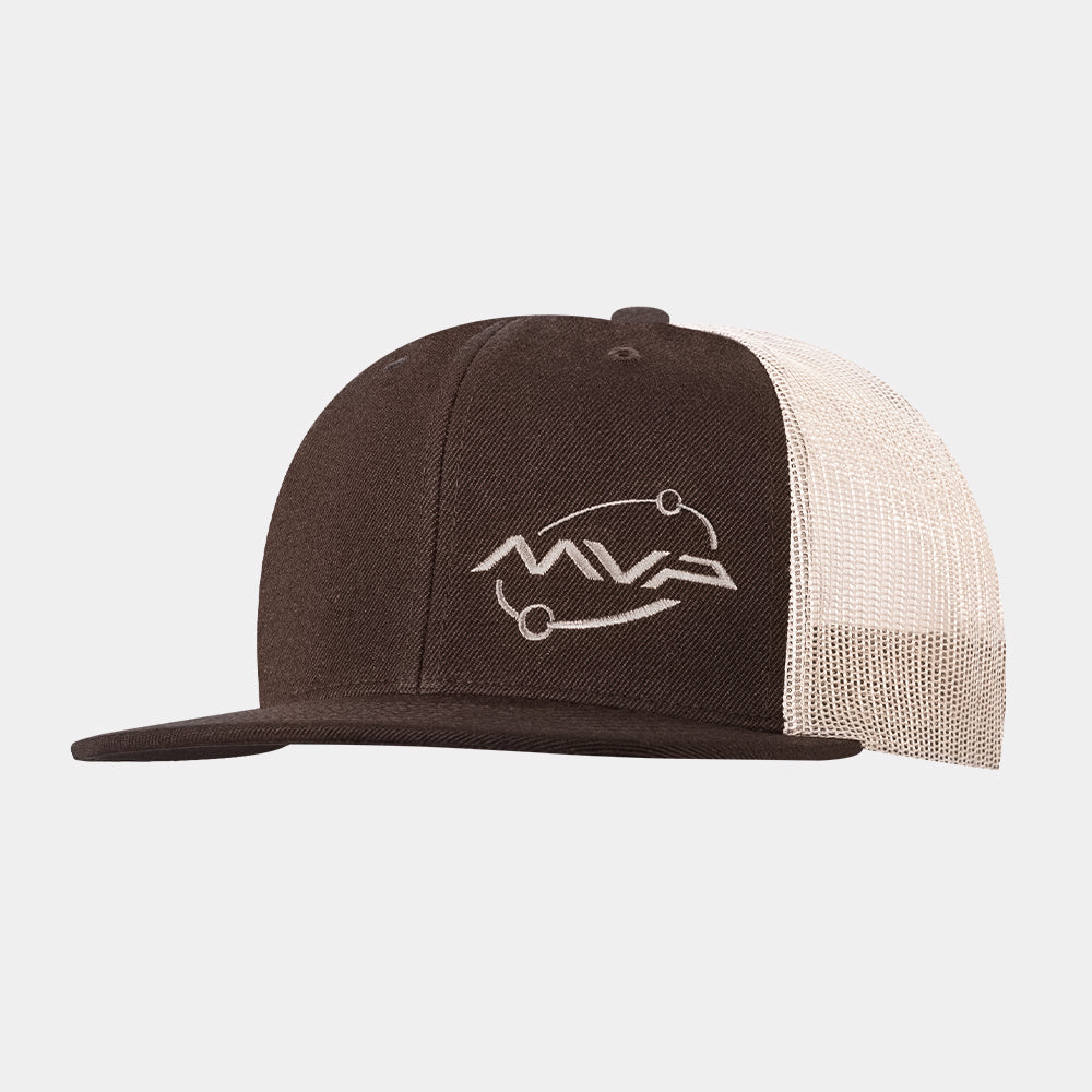 MVP Orbit Logo Flatbill Trucker Hat
