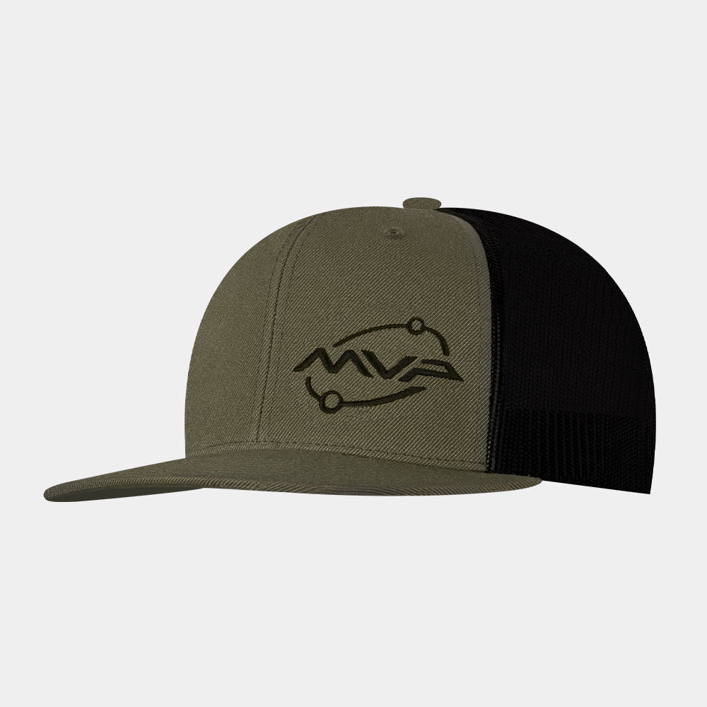 MVP Orbit Logo Flatbill Trucker Hat