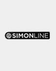Simon Line Tag Logo Enamel Pin