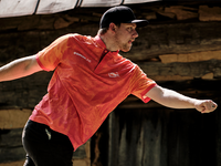 Simon Line Blade Collar Polo - Fern